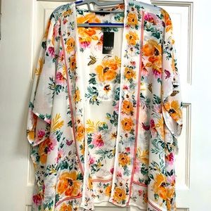 Torrid Floral Kimono NWT